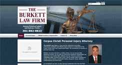 Desktop Screenshot of burkettlawfirm.com